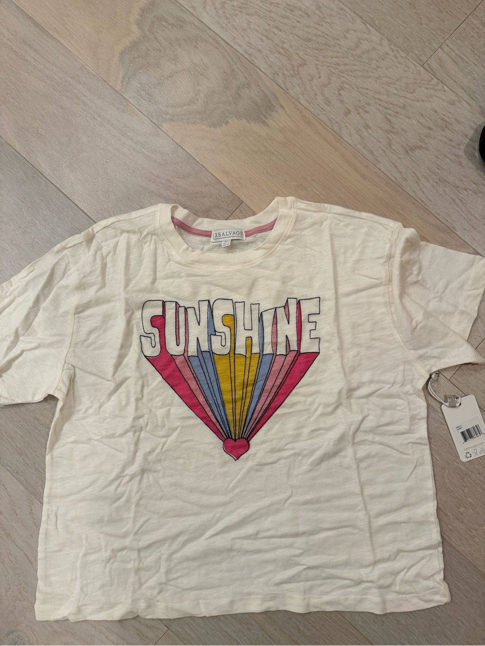 NWT PJ Salvage Sunshine Embroidered Top